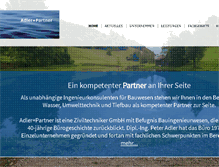 Tablet Screenshot of adlerconsult.com
